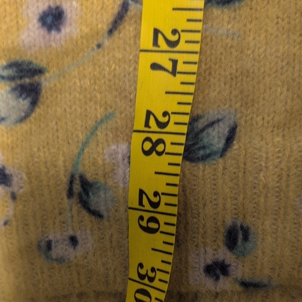 Floral Patchwork Cardigan Sweater - image 5